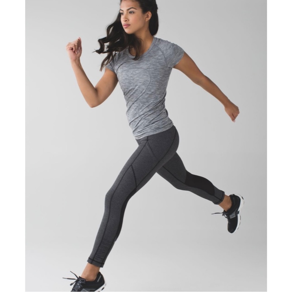 Lululemon Speed Crop Herringbone Leggings